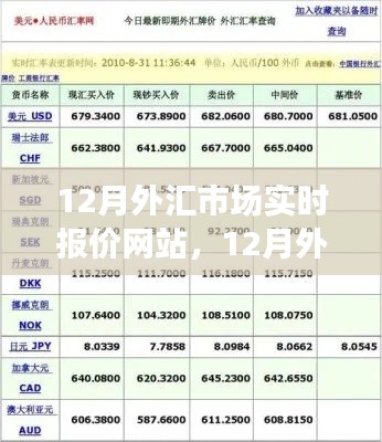 12月外汇市场实时报价网站使用指南,从入门到进阶的全面攻略
