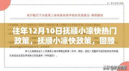 往年12月10日抚顺小凉快政策的回顾与影响,热门政策解读及影响分析