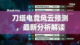 刀塔电竞风云预测,最新分析解读
