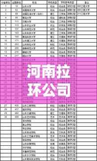 河南拉环公司排行榜，揭秘行业巨头，权威排名榜单！
