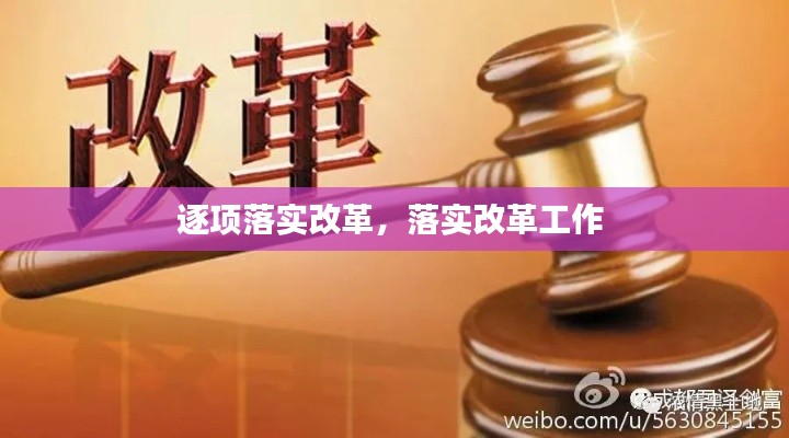 逐项落实改革，落实改革工作 